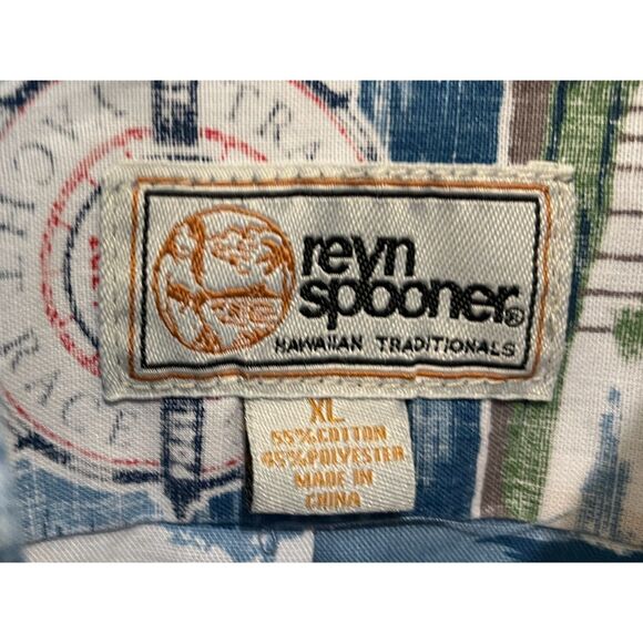 Reyn Spooner Multicolor Hawaii Button Up Shirt Top  Mens Size XL - Picture 4 of 9